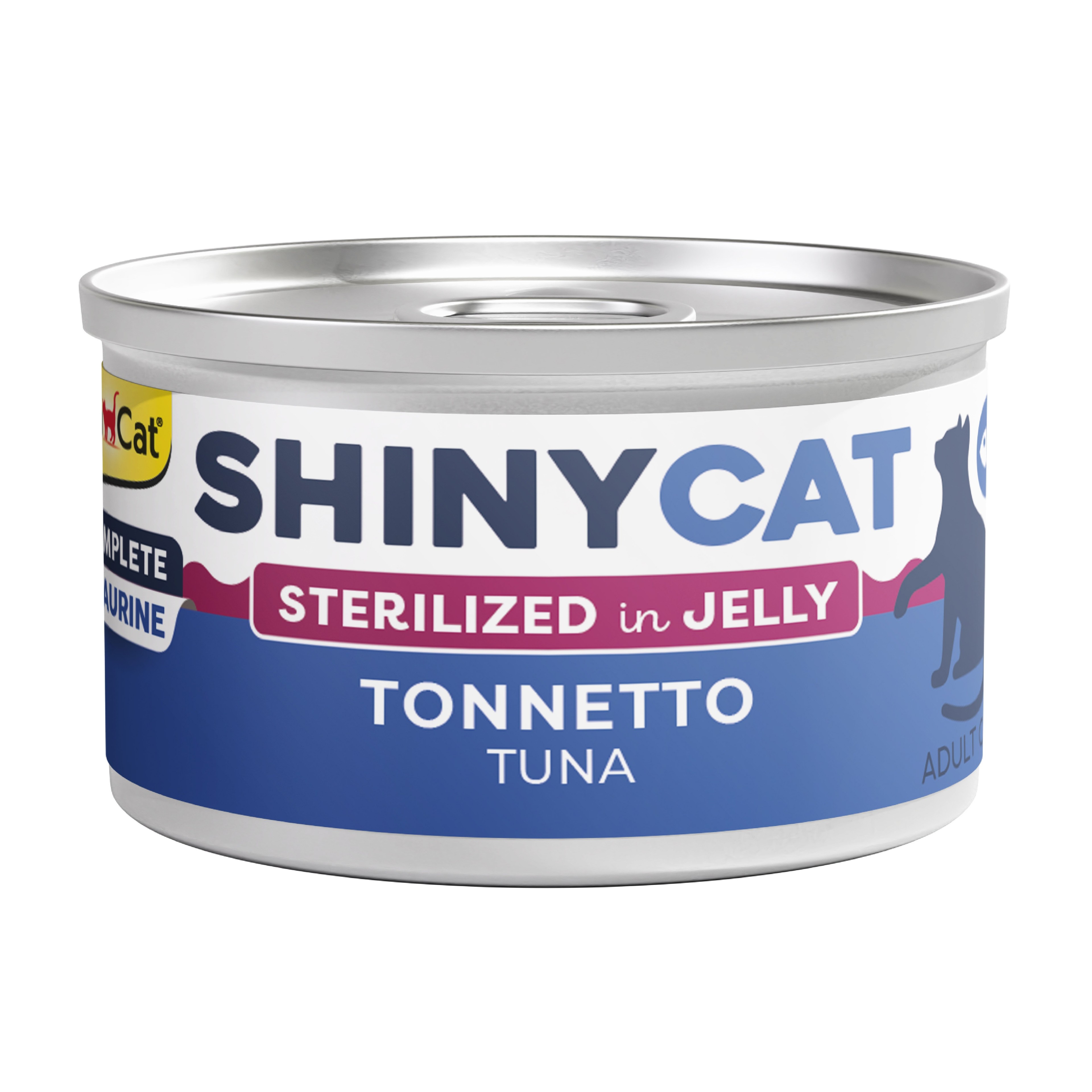 GİMCAT SHİNYCAT STERİL JELY SOMONLU KEDİ KONSERVESİ 70 GR.