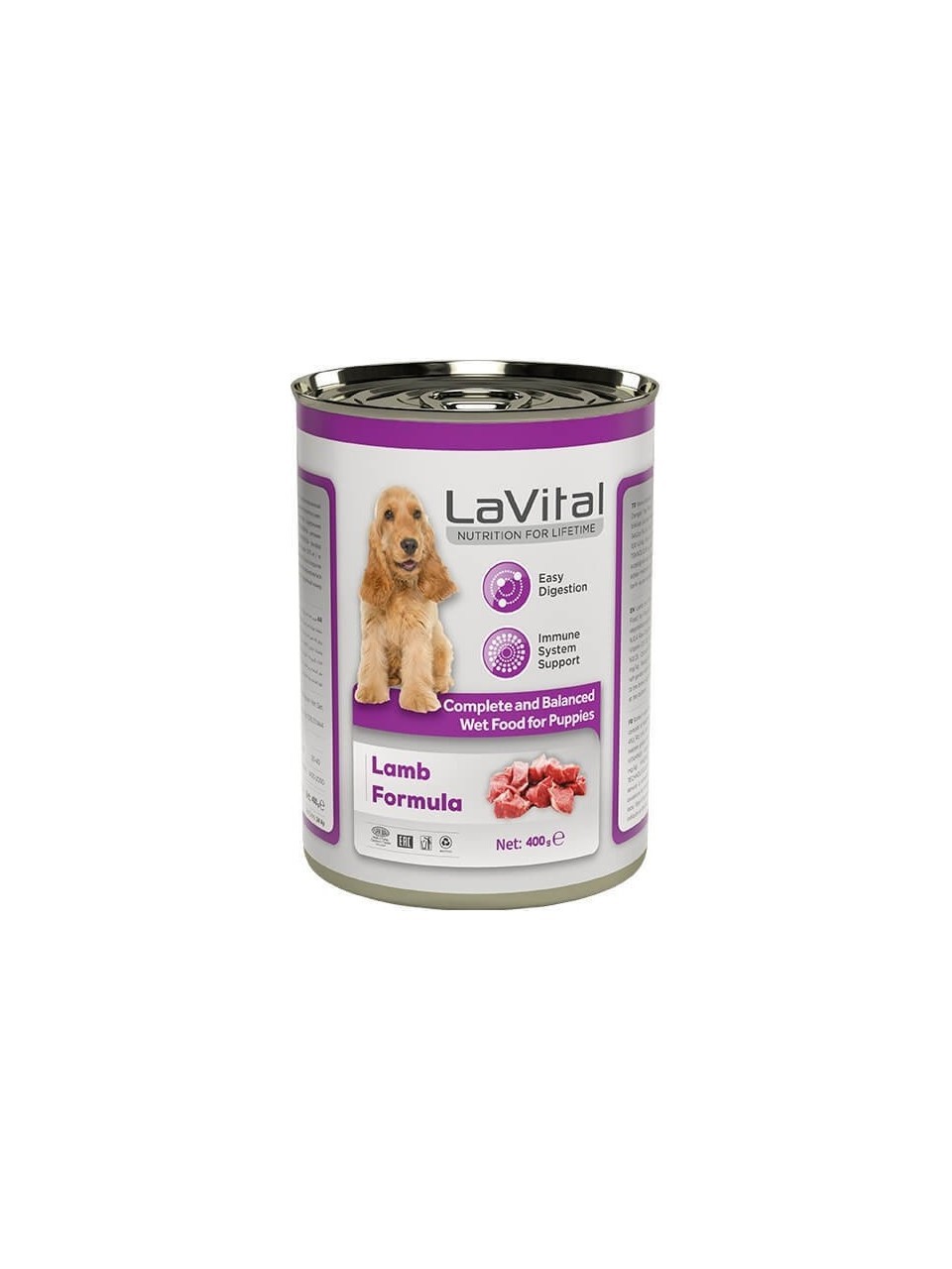 LAVİTAL PUPPY KUZU ETLİ KÖPEK MAMASI 400G