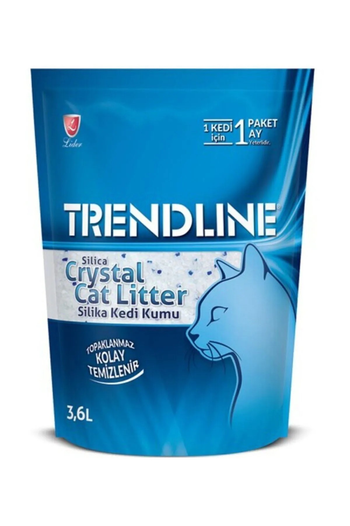 TRENDLİNE KRİSTAL KEDİ KUMU 3.6 LT