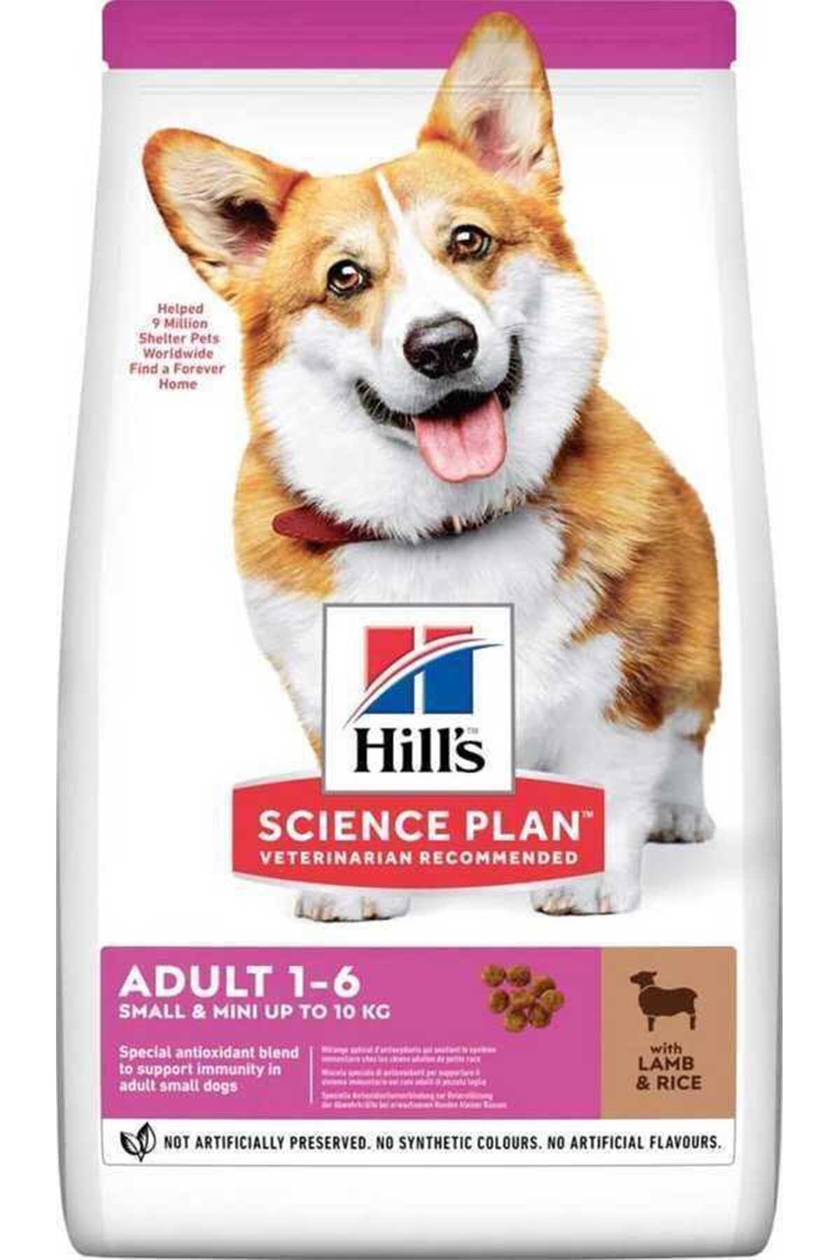 HİLL S ADULT SP KUZU ETLİ MİNİ IRK KOPEK MAMASİ 1,5 KG.