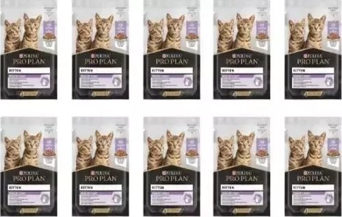 PROPLAN POUCH KİTTEN KEDİ YAŞ MAMA 10×85 GR