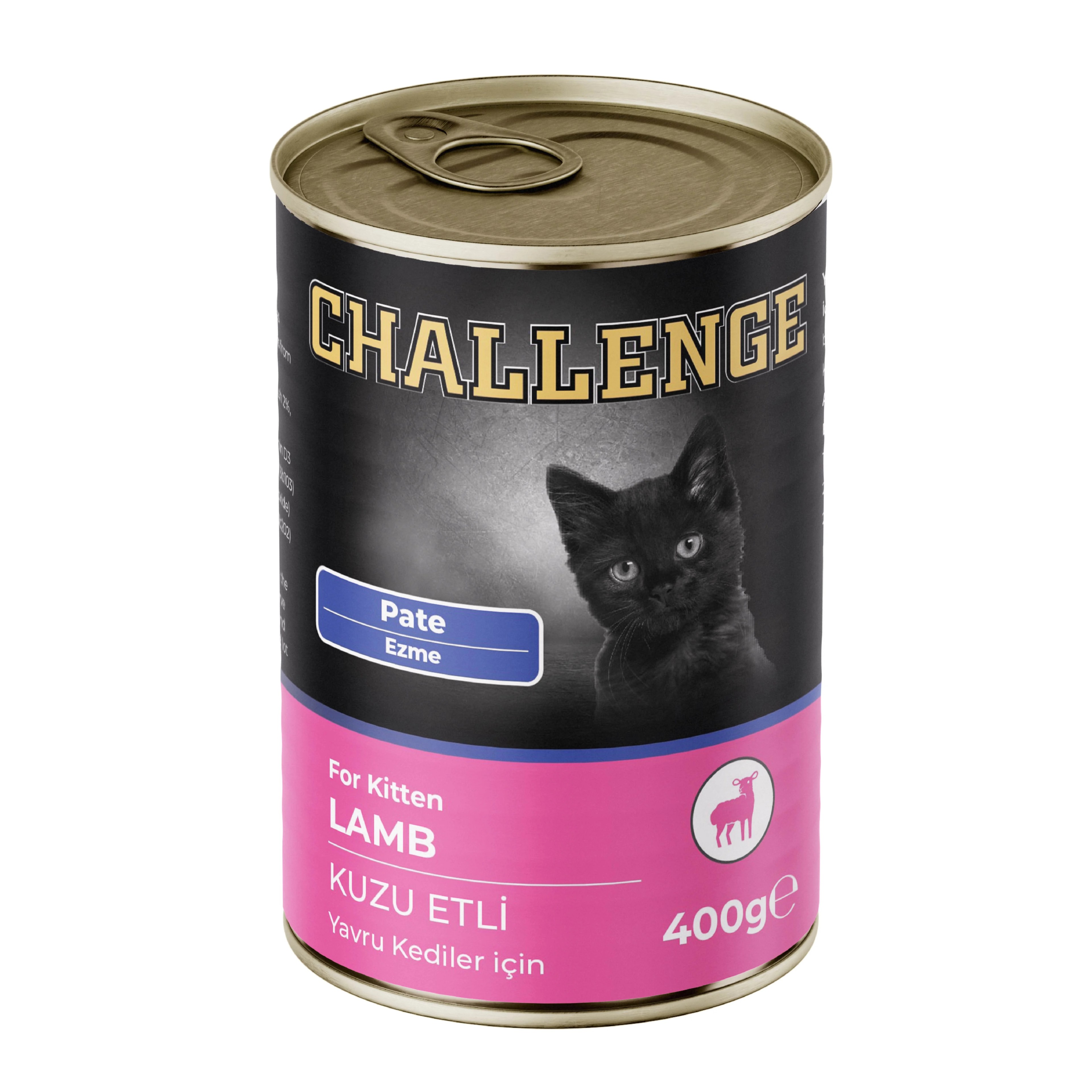 CHALLENGE PATE  KİTTEN PATE KUZU ETLİ KONSERVESİ 400 GR