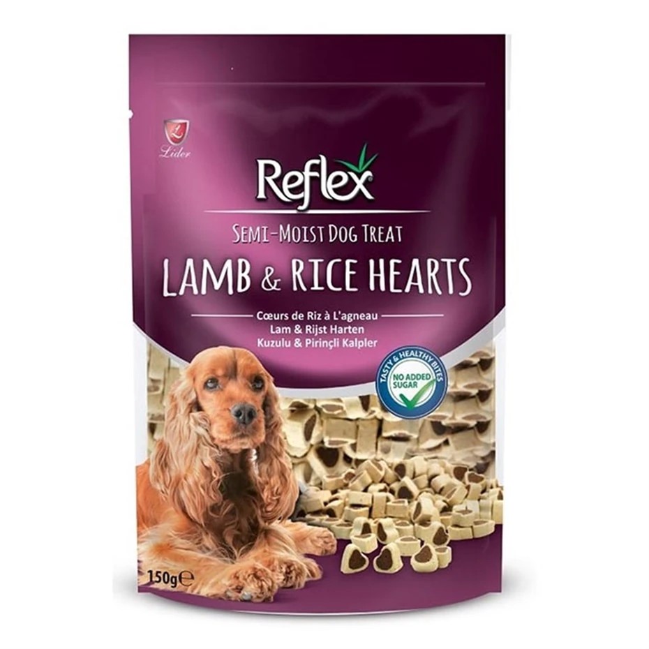 REFLEX SEMİ-MOİST LAMB&RİCE HEARTS 150GR