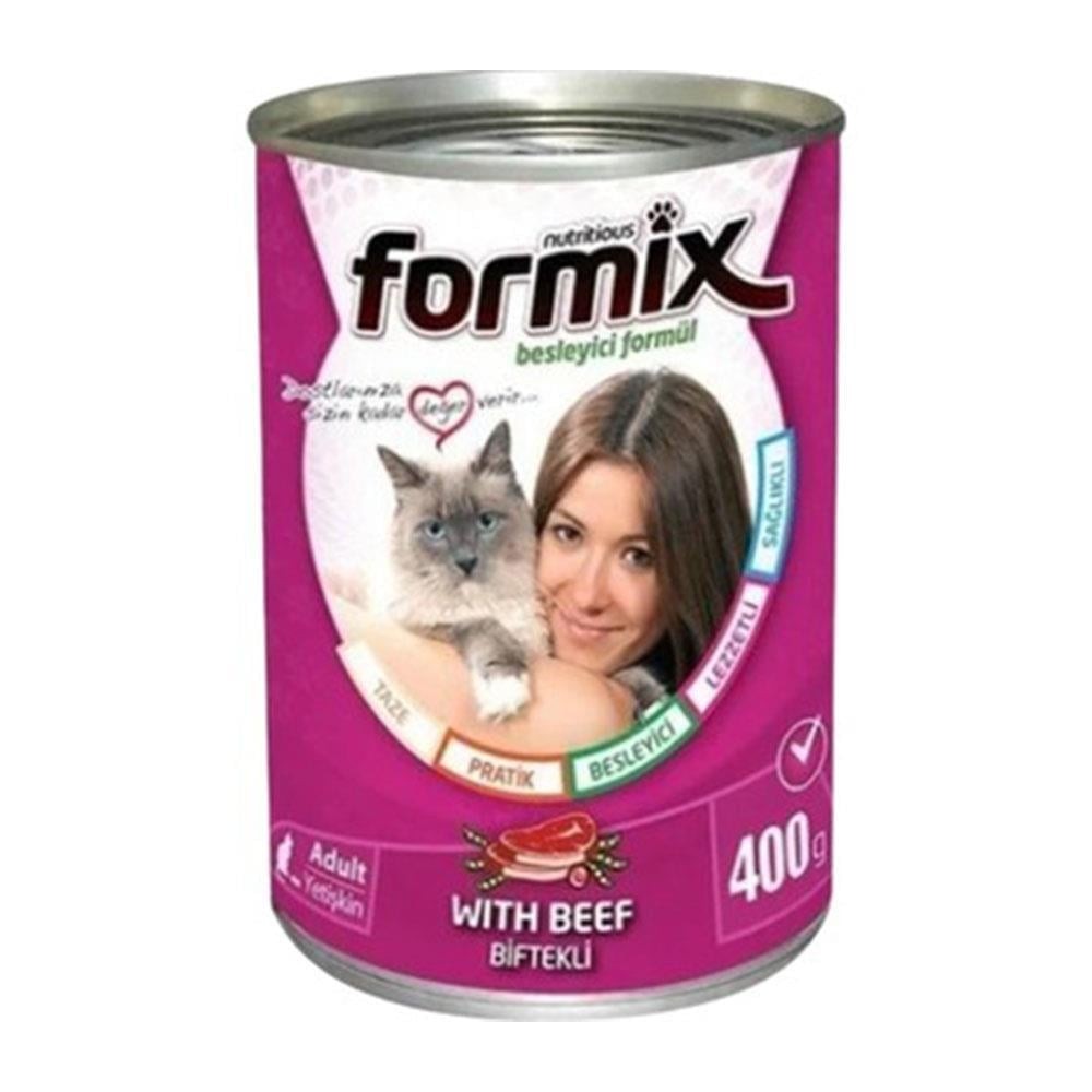 FORMIX BIFTEKLI YETISKIN KEDI KONSERVE 400G