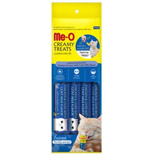 ME-O CREAMY TAVUK-CİĞER VE KEÇİ SÜTLÜ