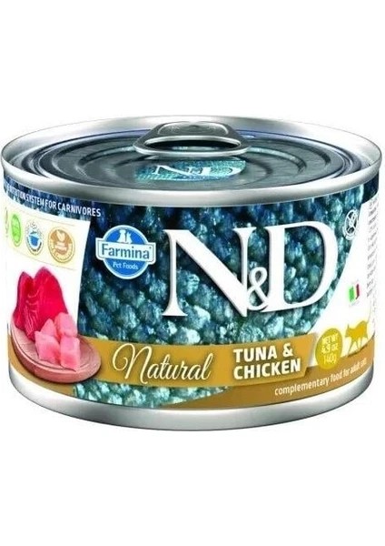 N&D KEDI TON&TAVUK KONSERVE 80 GR.