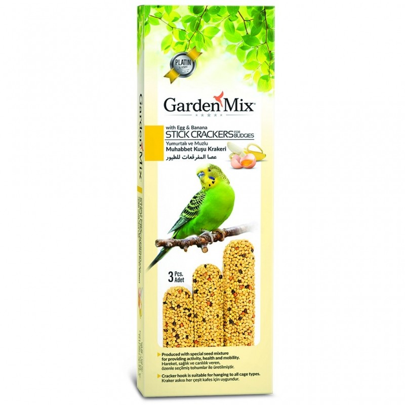 GARDEN MİX MUHABBET KRAKERİ YUMURTALI VE MUZLU 3LÜ.