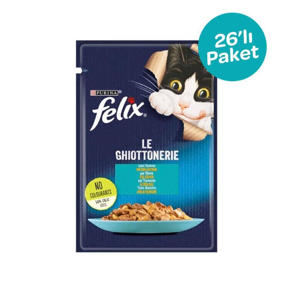 Felix Pouch Ton Balıklı Yetişkin Kedi Konservesi 85gr x 26 