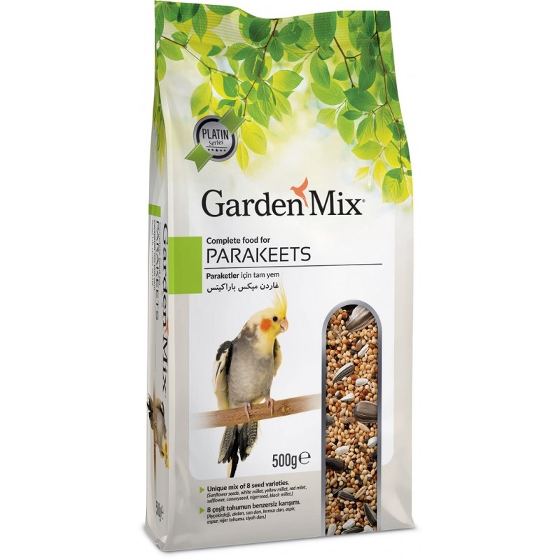 GARDEN MİX PLATİN PARAKET PAPAĞAN YEMİ 500 GR