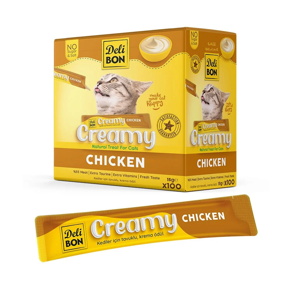DELİBON CREAMY ÖDÜL MAMASI TAVUKLU 15GR
