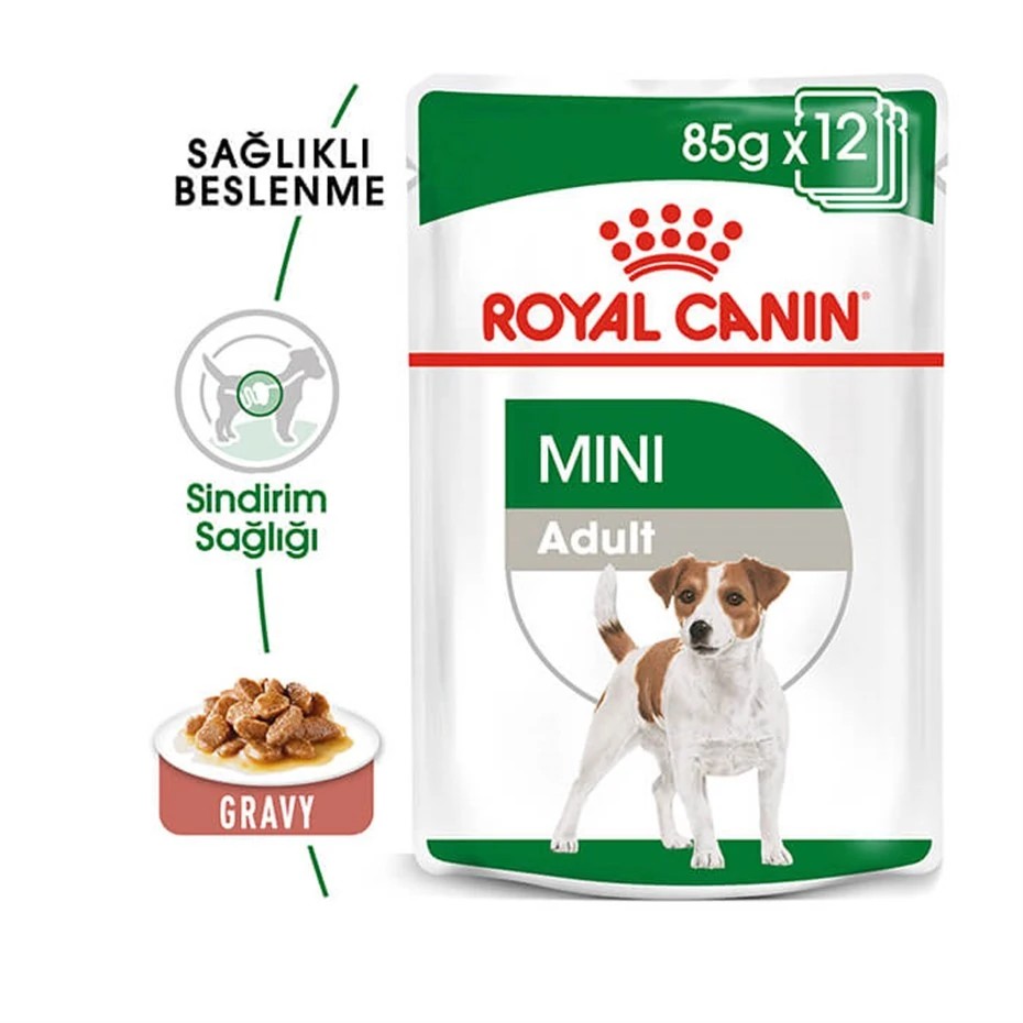 ROYAL CANIN MINI ADULT GRAVY POUCH 85GR