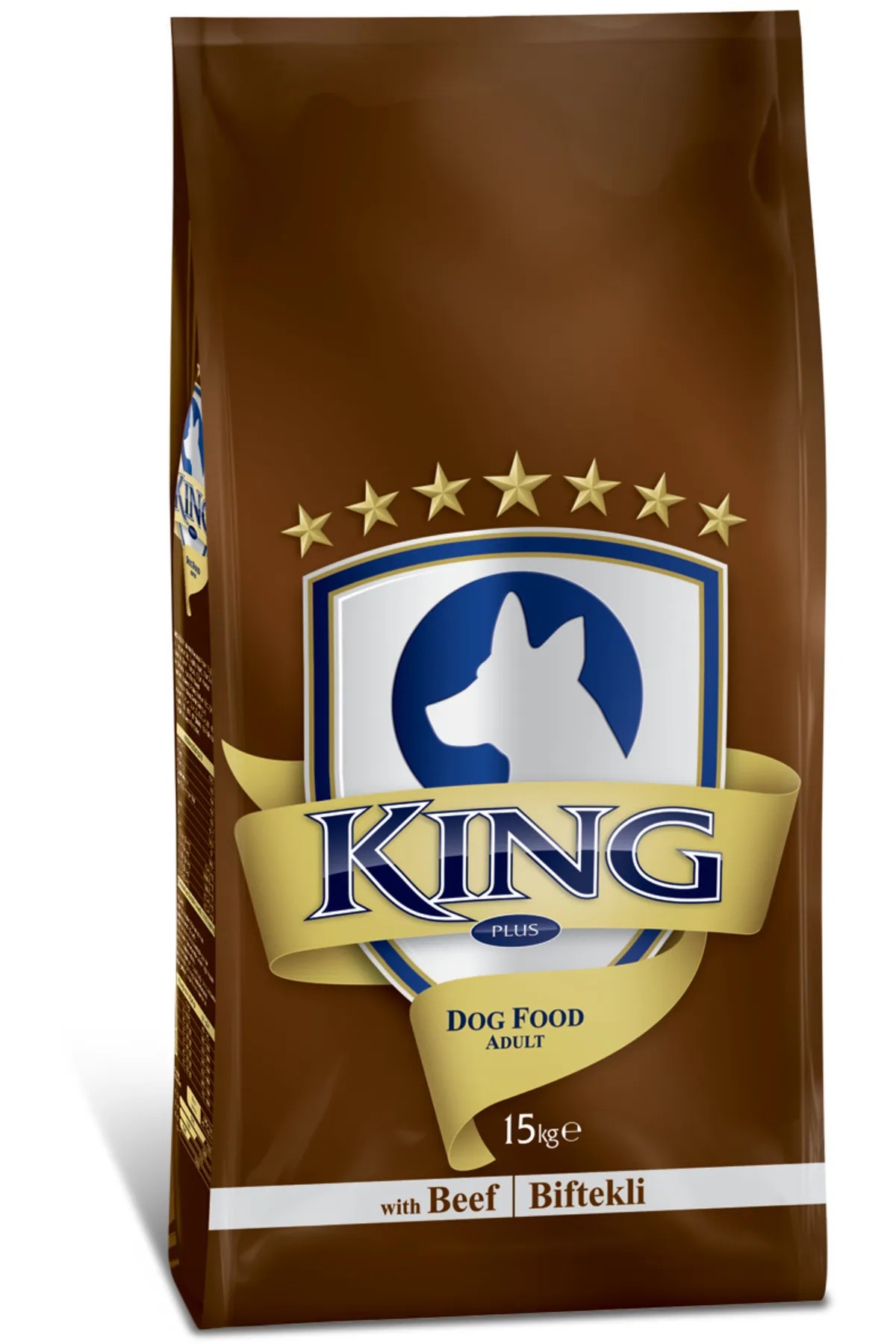 KİNG BİFTEKLİ YETİŞKİN KÖPEK MAMASI 15 KG