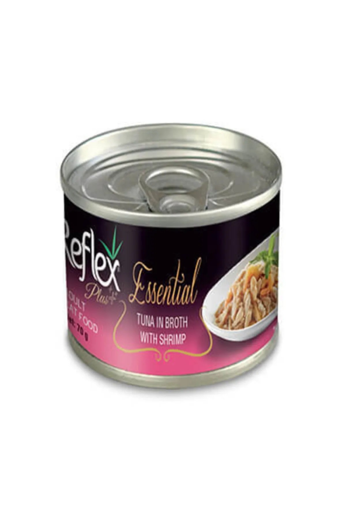 REFLEX PLUS ESSENTİAL TON BALIĞI KARİDES JELLY KEDİ KONSERVESİ 70 GR