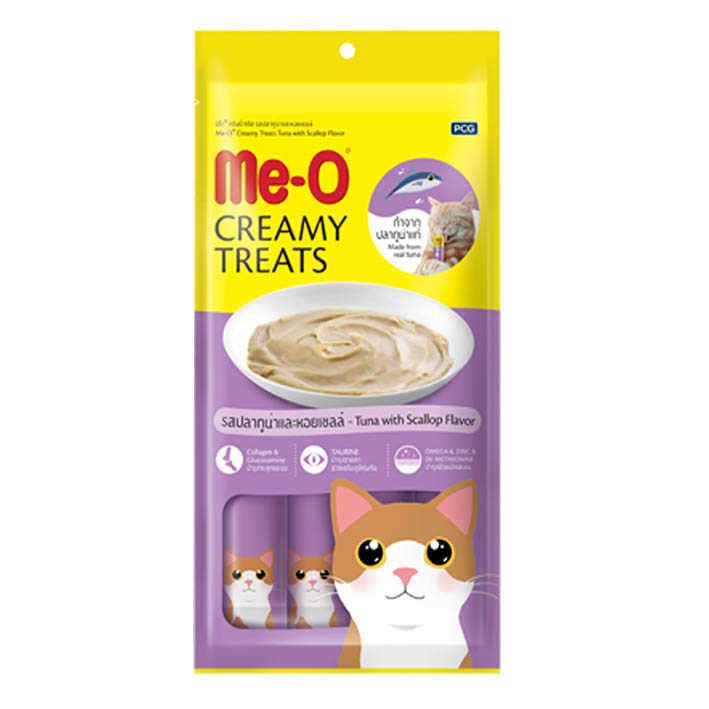 ME-O CREAMY DENİZ TARAĞI VE TON BALIKLI KEDİ ÖDÜLÜ 4X15 GR
