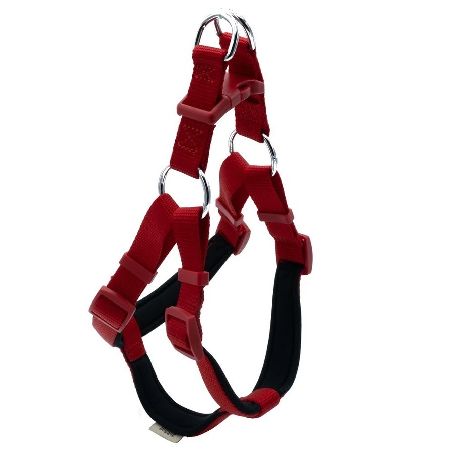 DOGGİE COMFORT RONİN YUMUŞAK DOKUMA GÖĞÜS TASMASI M 2X45-55CM KIRMIZI