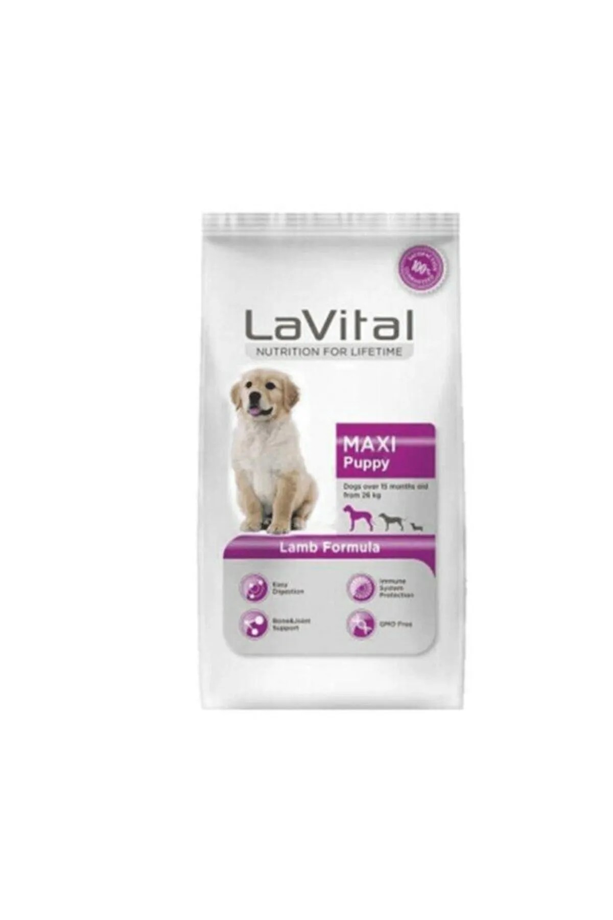 LAVİTAL MAXİ PUPPY LAMB KUZU ETLİ YAVRU KÖPEK MAMASI 3 KG