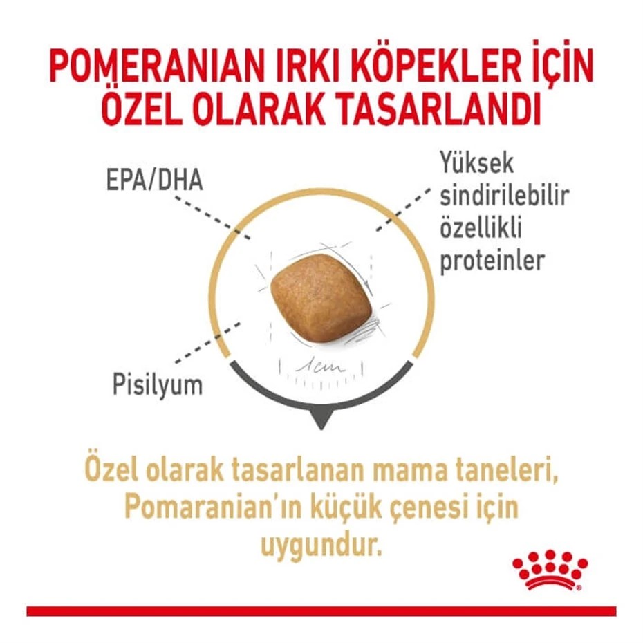 ROYAL CANİN POMERANIAN YETİŞKİN KÖPEK MAMASI 1,5 KG