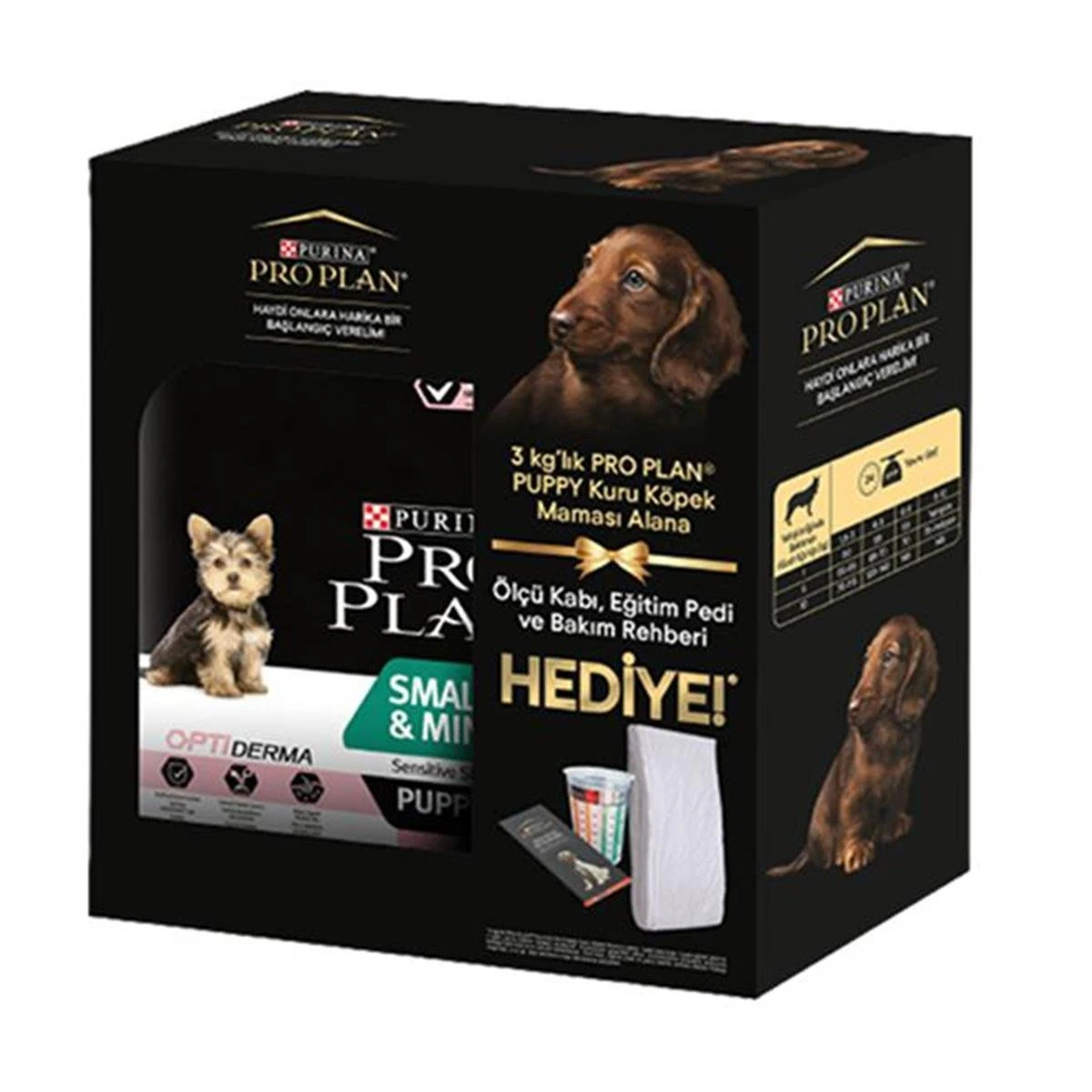 Pro Plan Yavru Köpek Başlangıç Seti (mama 3 Kg, Ölçü Kabı, Eğitim Pedi Ve Bakım Rehberi)
