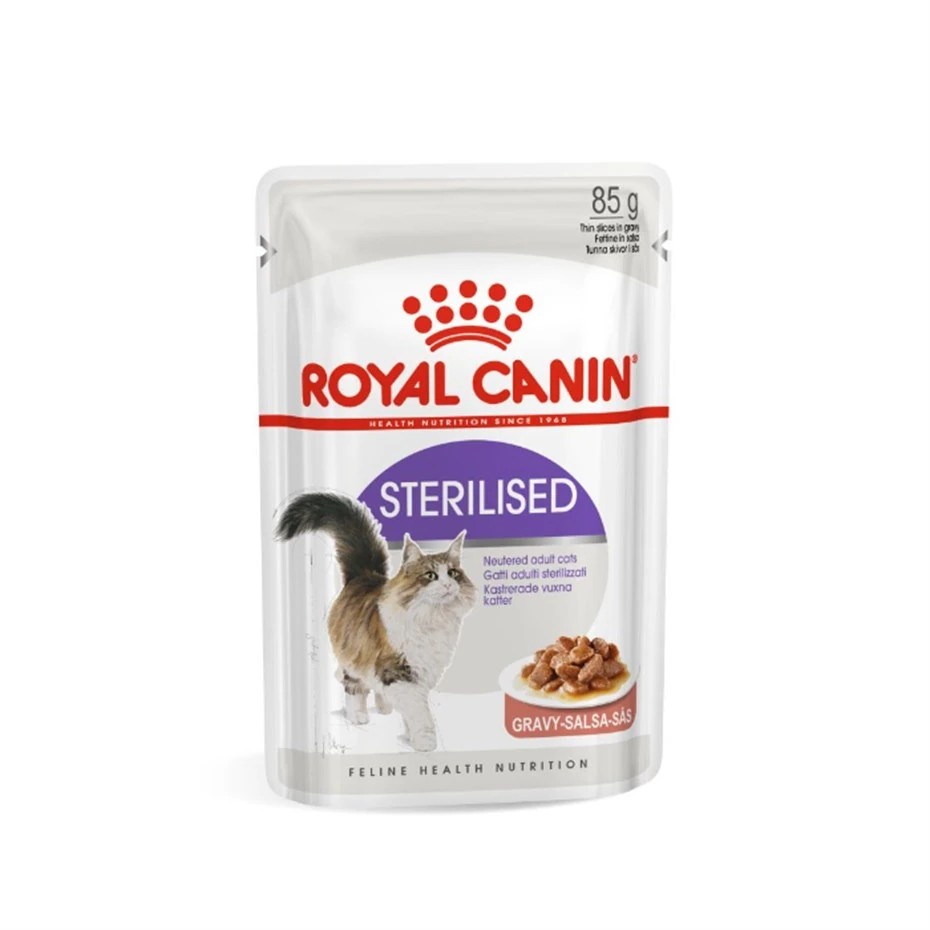 ROYAL CANİN STERİLİSED SOSLU KISIRLAŞTIRILMIŞ KEDİ KONSERVESİ 85 GR