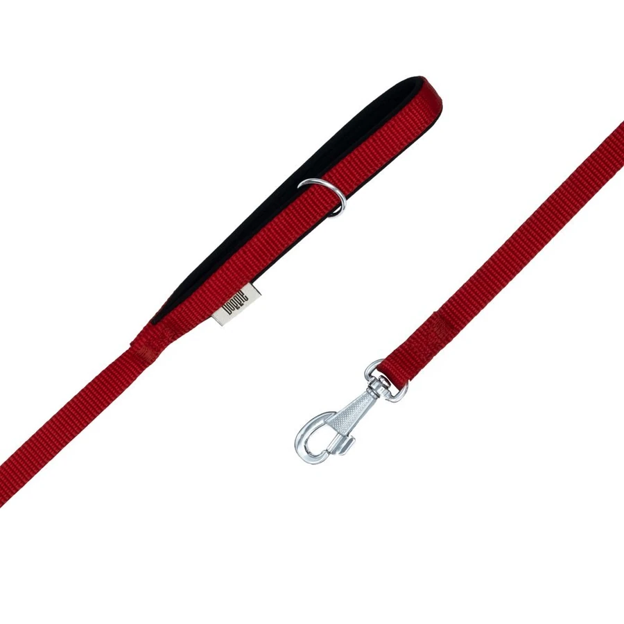 Doggie Dokuma Köpek Gezdirme Kayışı M 1.5x160cm Kırmızı