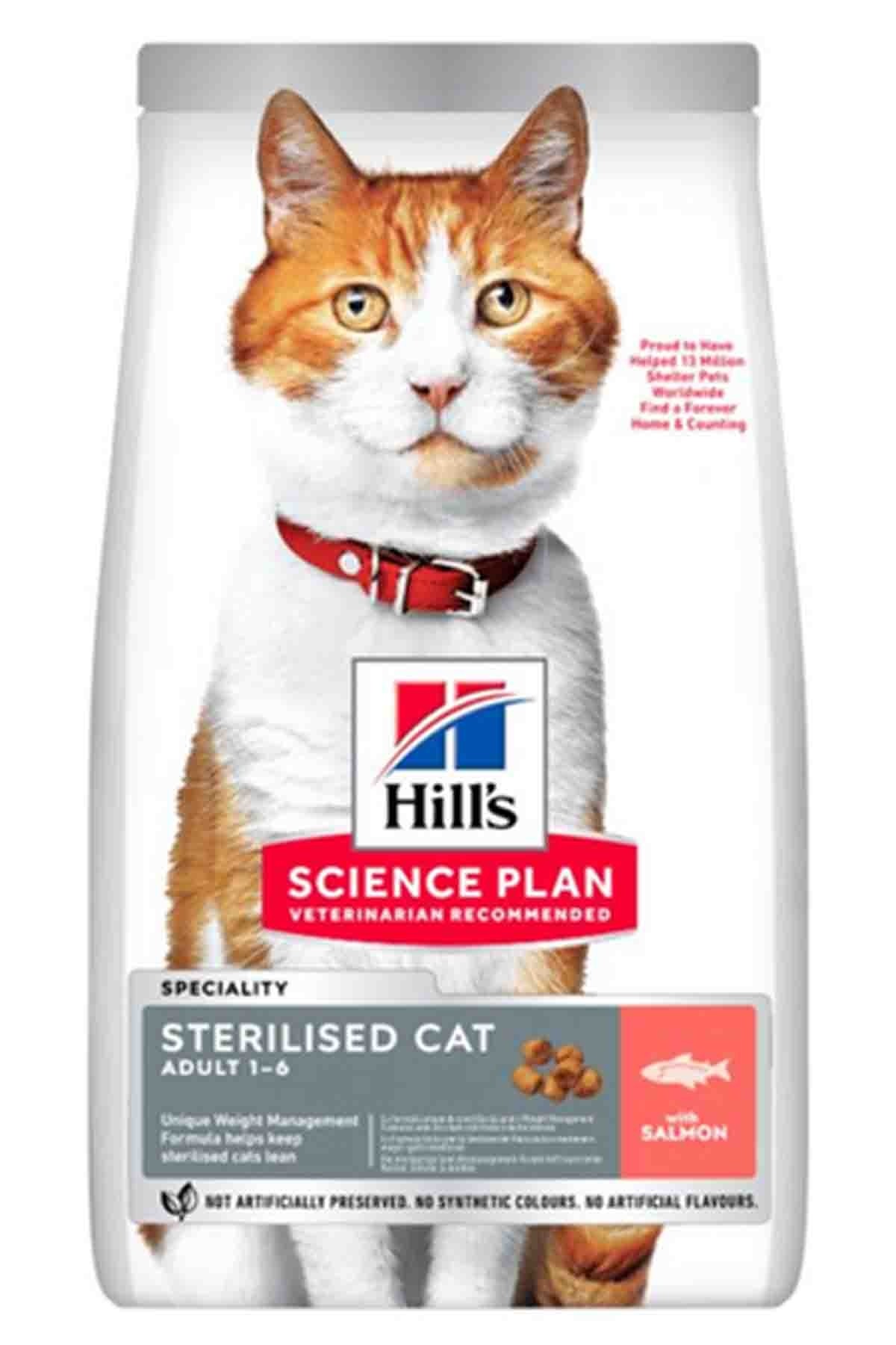 HİLLS SOMONLU KISIRLAŞTIRILMIŞ KEDİ MAMASI 8+2 KG