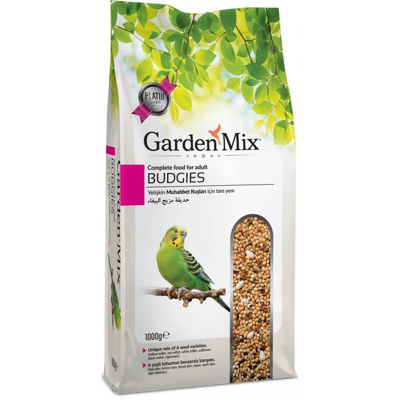 GARDEN MİX PLATİN MUHABBET KUŞU YEMİ 1 KG
