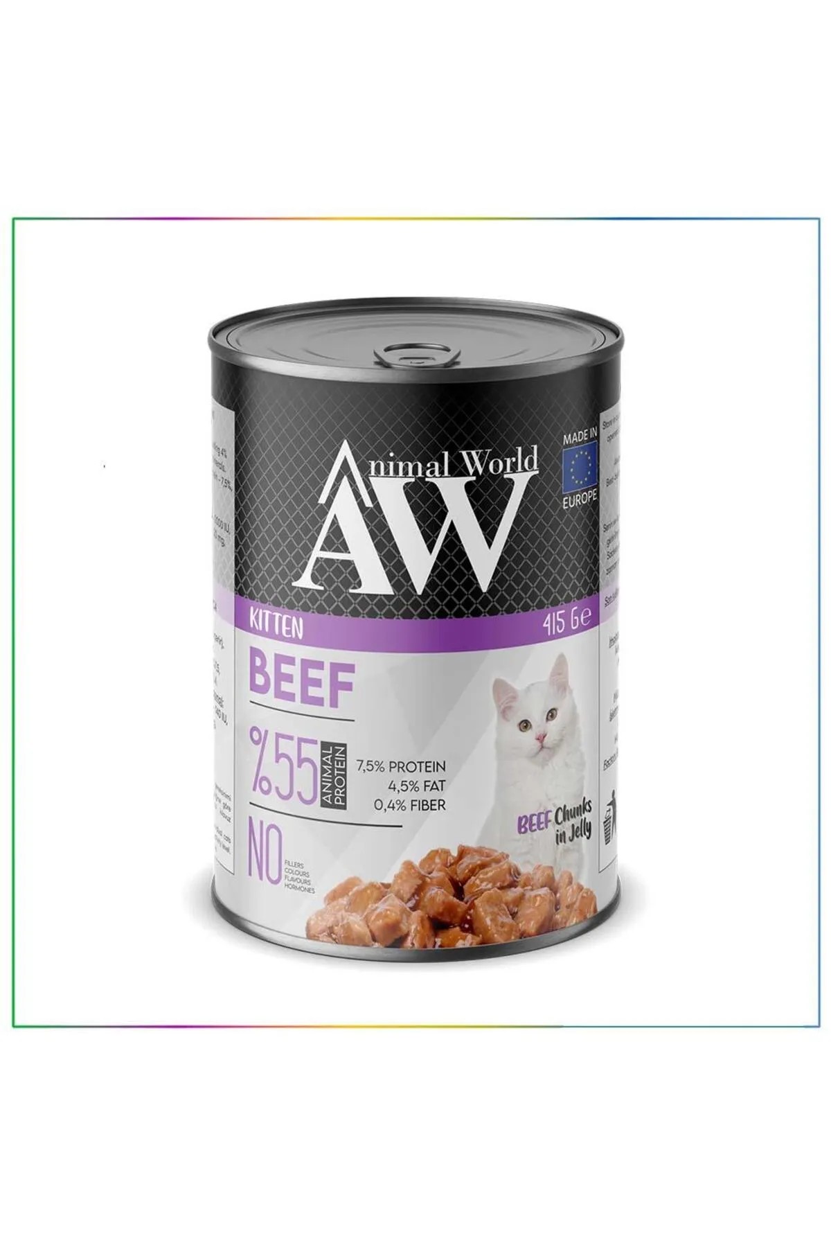AW CAT KİTTEN BEEF 415 GR