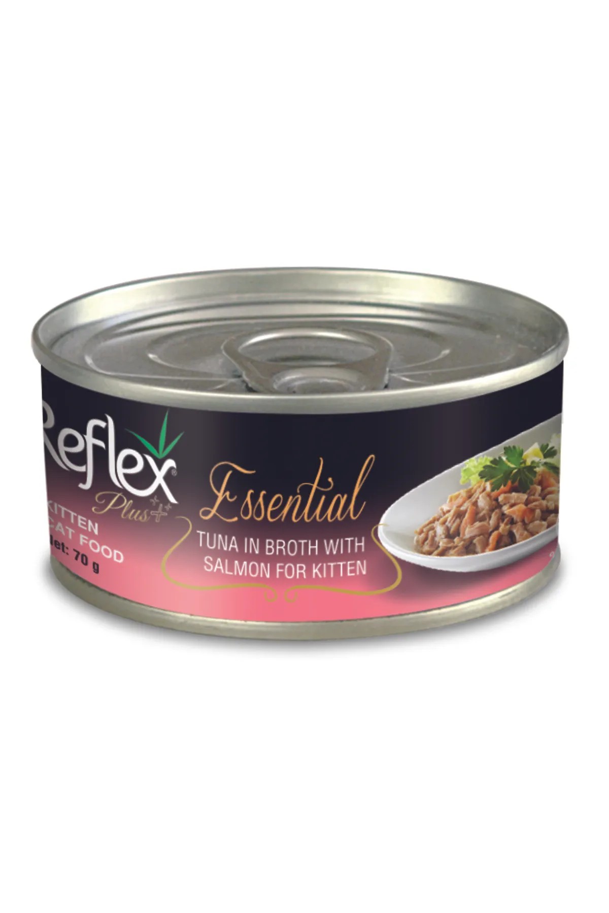 REFLEX PLUS ESSENTİAL TON SOMON YAVRU KEDİ KONSERVESİ 70 GR