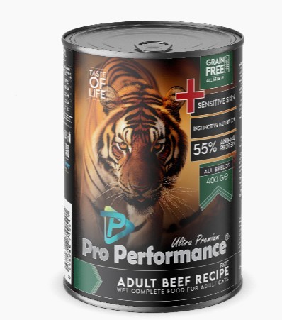 PRO PERFORMANCE CAT BEEF 400 GR