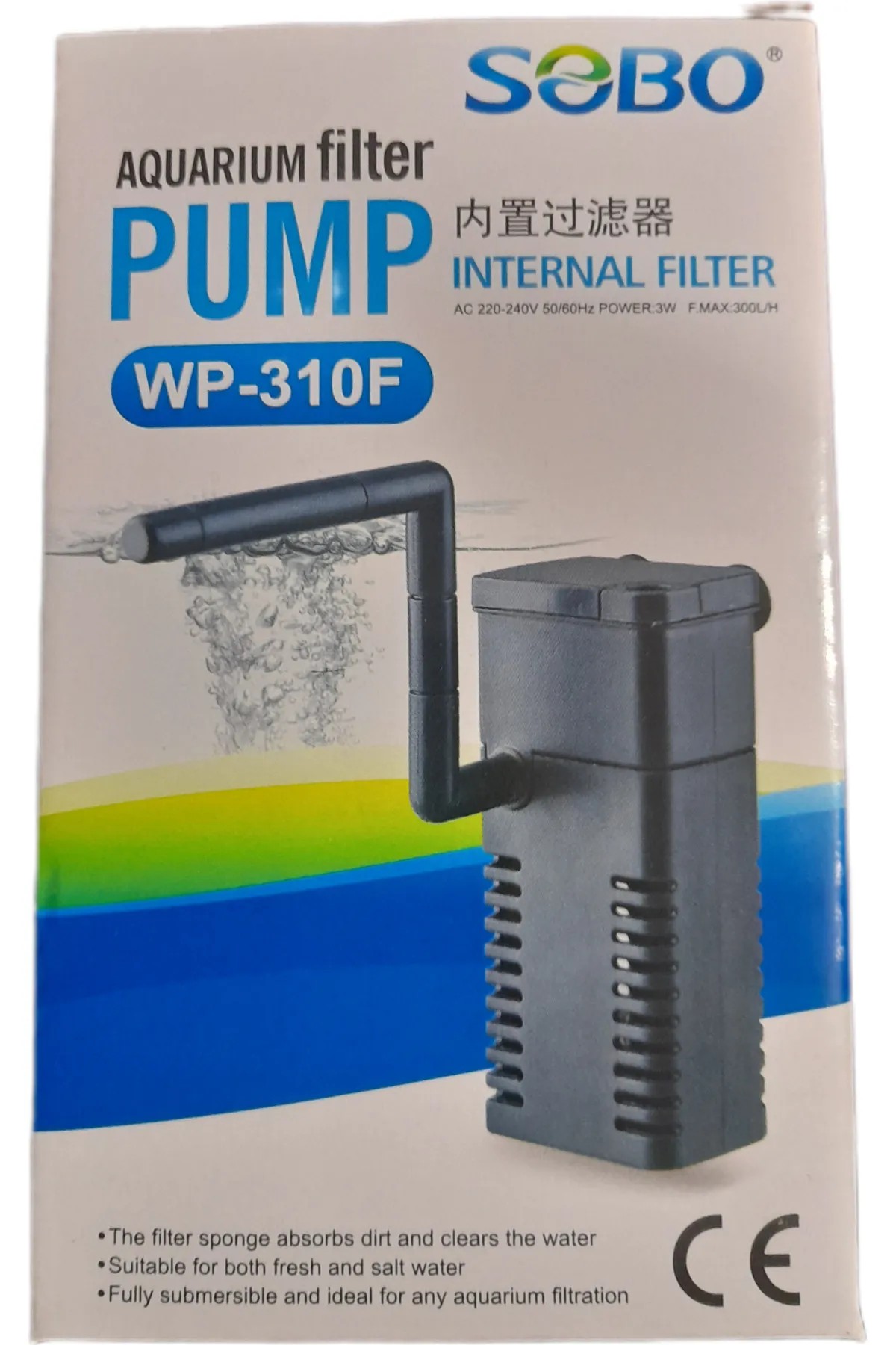 SOBO WP-310F AKVARYUM İÇ FİLTRE