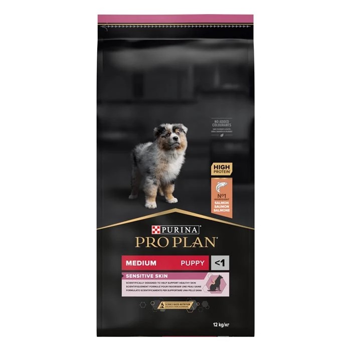 PROPLAN OPTİ DERMA SOMONLU HASSAS YAVRU KURU KÖPEK MAMASI 12 KG