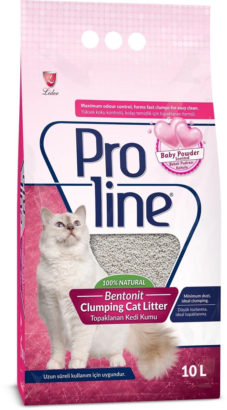 PRO LİNE CLUMPİNG CAT LİTTER TOPAKLANAN KEDİ KUMU PARFÜMLÜ 10 LT