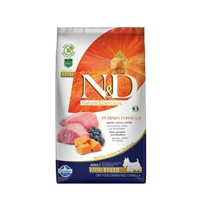 N&D BALKABAKLI KUZU ETLİ TAHILSIZ KÜÇÜK IRK KÖPEK MAMASI 2.5 KG