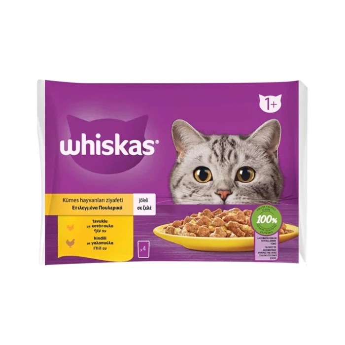 WHİSKAS POUCH  85G -4 KÜMES