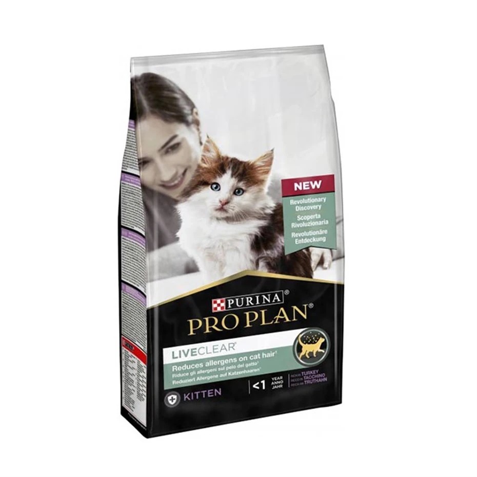 PROPLAN LİVECLEAR KİTTEN HİNDİLİ YAVRU KEDİ MAMASI 1.4KG