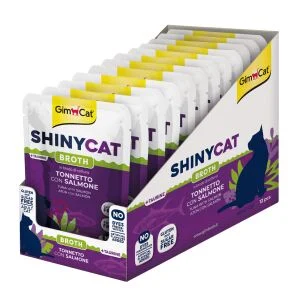 Gimcat Shinycat Pouch Ton ve Somon Balıklı Yaş Kedi Maması 70 gr x 12 Adet