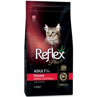 REFLEX PLUS CHOOSY SOMONLU KEDİ MAMASI 1.5 KG