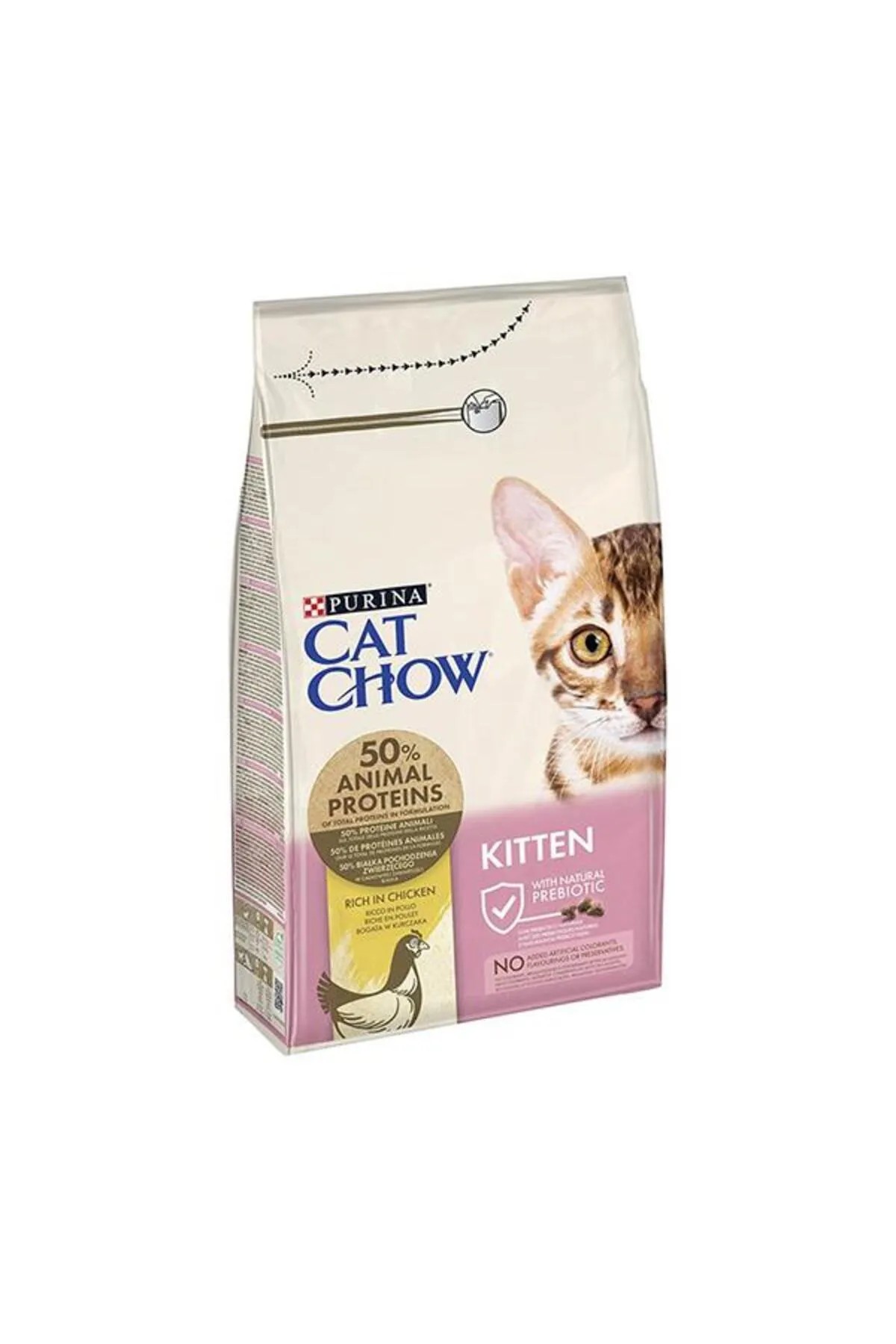 PURİNA CAT CHOW KİTTEN TAVUKLU YAVRU KEDİ MAMASI 1.5 KG