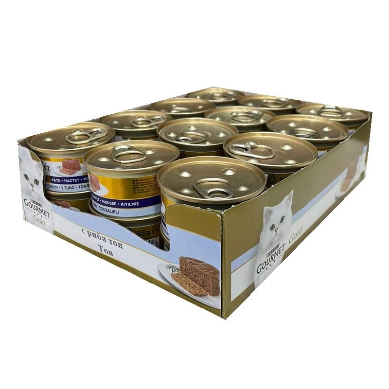 Gourmet Gold Kıyılmış Ton Balıklı Kedi Yaş Mama 85 gr x 24 Adet