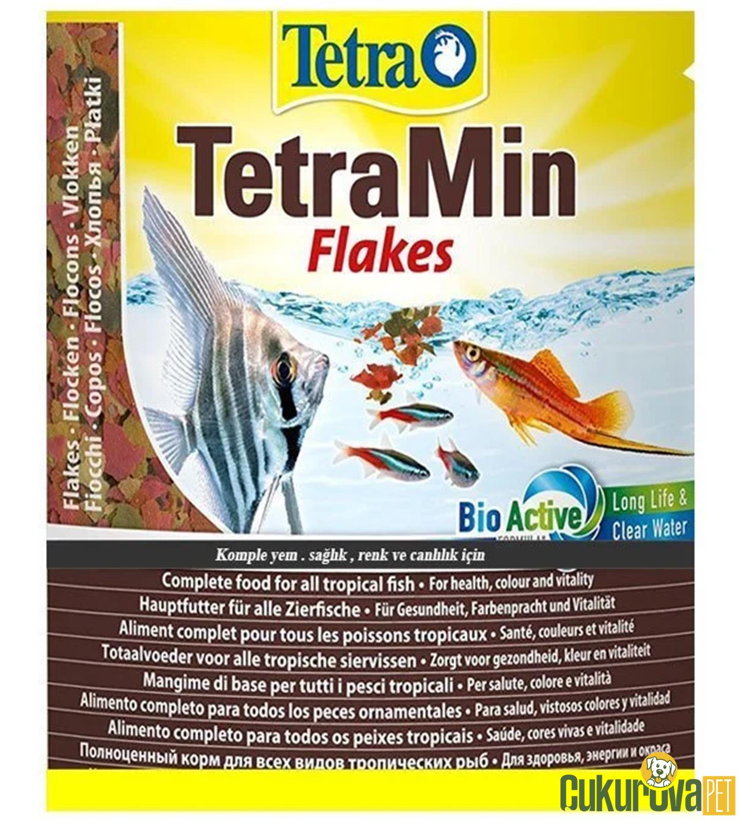 TETRA MİN FLAKES BALIK YEMİ 12 GR