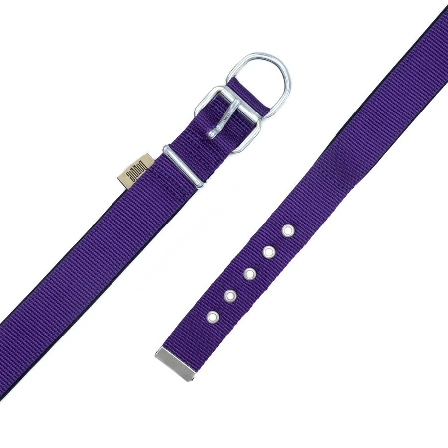 DOGGİE COMFORT YUMUŞAK DOKUMA KÖPEK TASMASI L 2,5X42-50CM PURPLE