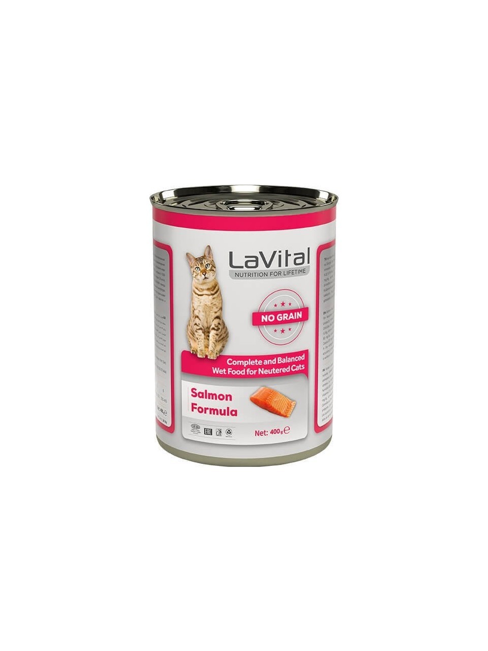 LAVİTAL STERİLSED SOMONLU KEDİ MAMASI 400G