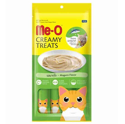 ME-O CREAMY MAVİ YÜZGEÇLİ ORKİNOS KEDİ ÖDÜLÜ 4X15 GR