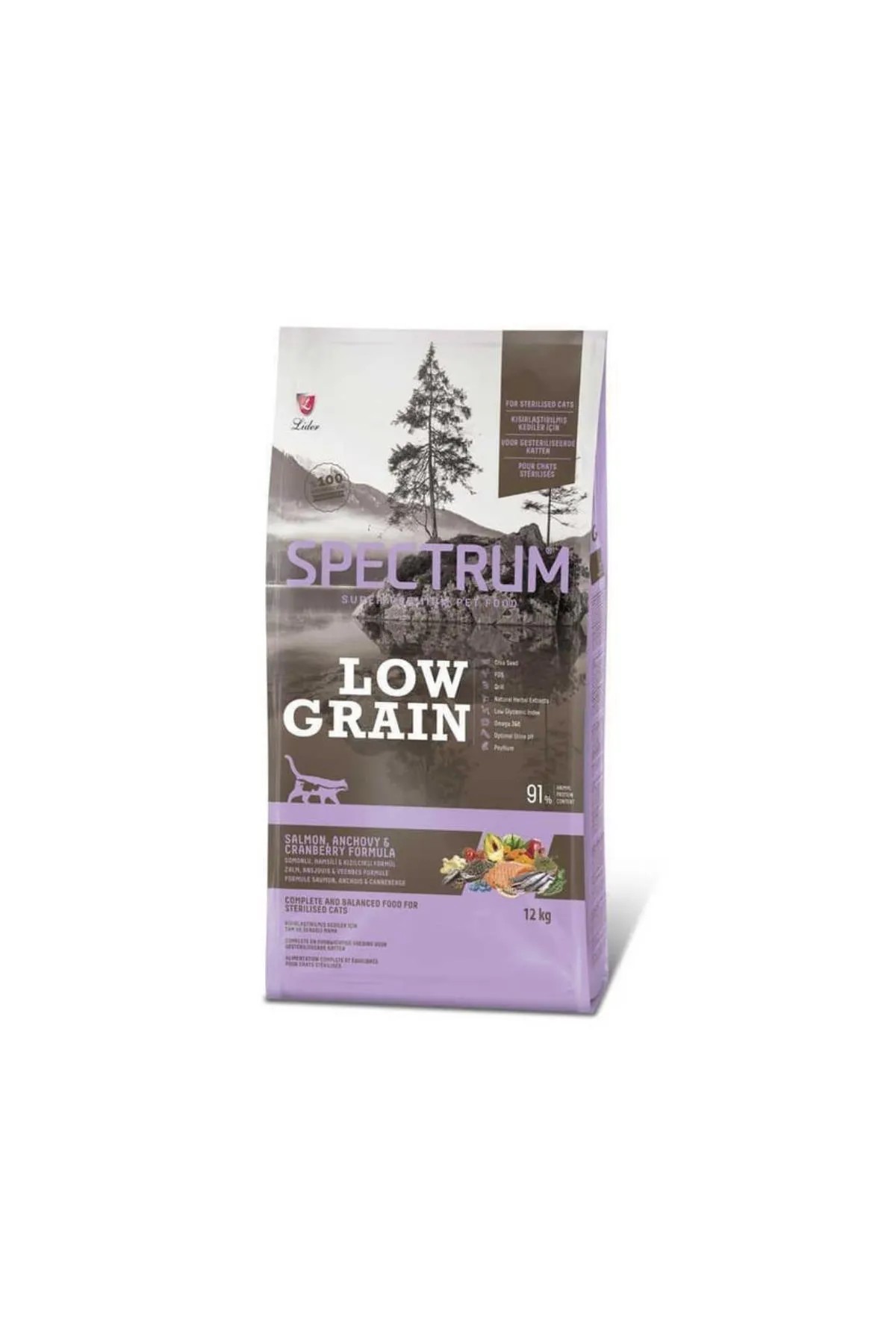 SPECTRUM STERİL LOW GRAİN SOMON 12KG