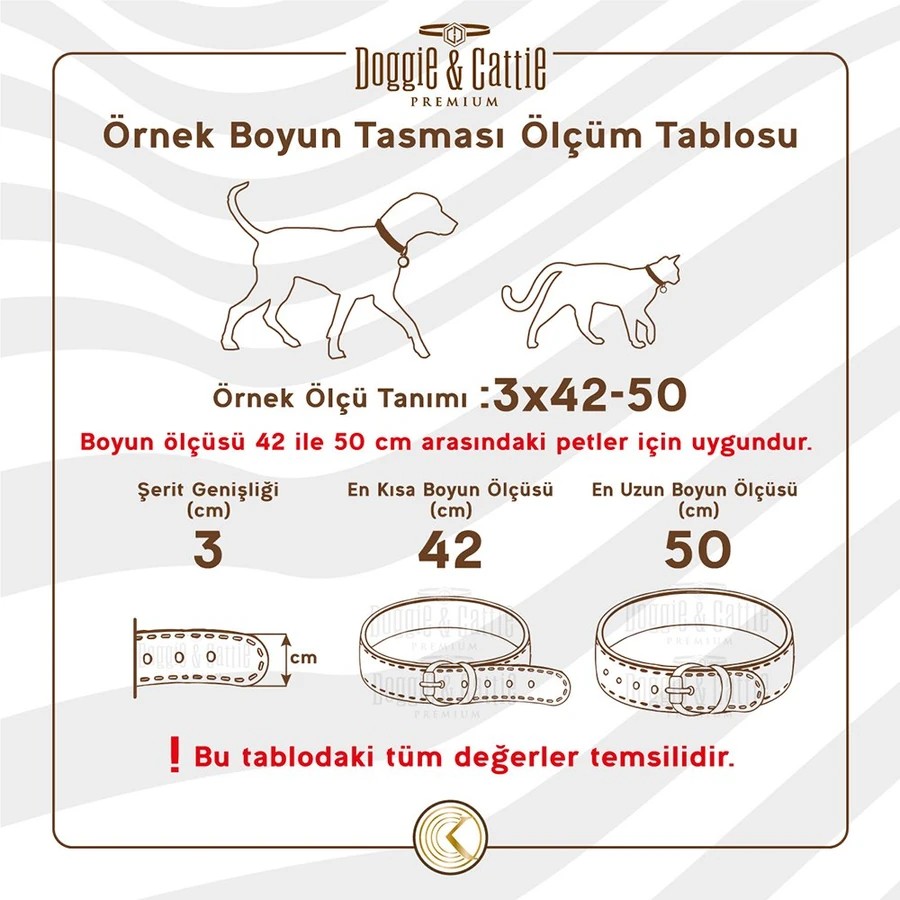TAŞLI DERİ KEDİ TASMASI ROYALMAVİ 1,5X26-31CM