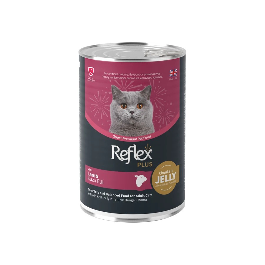 REFLEX PLUS KUZU ETLİ YETİŞKİN KEDİ MAMASI 400 GR