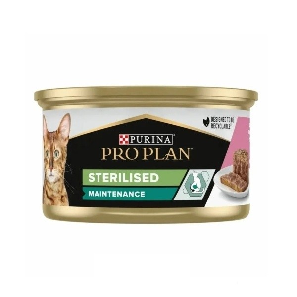 PROPLAN STERİL SOMON KEDİ KONSERVE 85GR