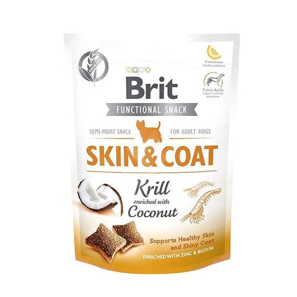 Brit Skin&Coat Karides ve Hindistan Cevizli Köpek Ödülü 150gr