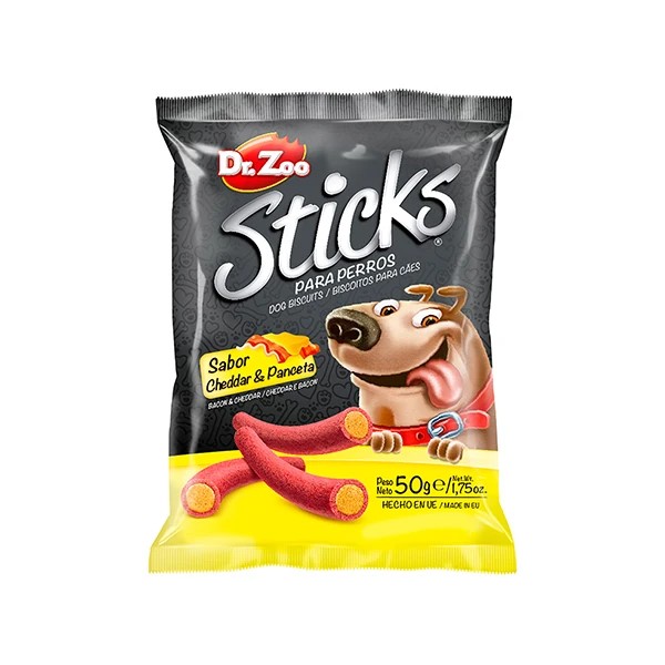 DR.ZOO STİCKS CHEDDAR-PASTIRMALI KÖPEK ÖDÜLÜ 50GR