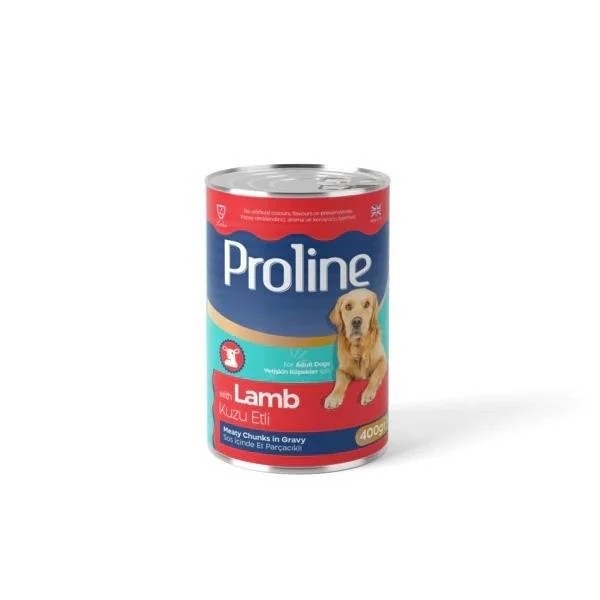 PROLİNE KUZU ETLİ KÖPEK KONSERVE 400 GR